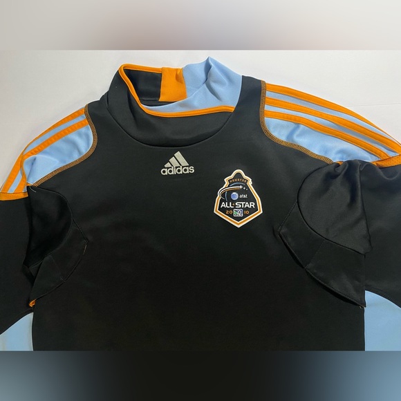 All Star MLS Soccer ADIDAS 2010 Houston All Star PLAYERS WARM UP JERSEY - Picture 3 of 11